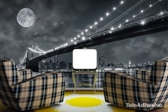Fotomurales: Puente de Brooklyn nocturno 2