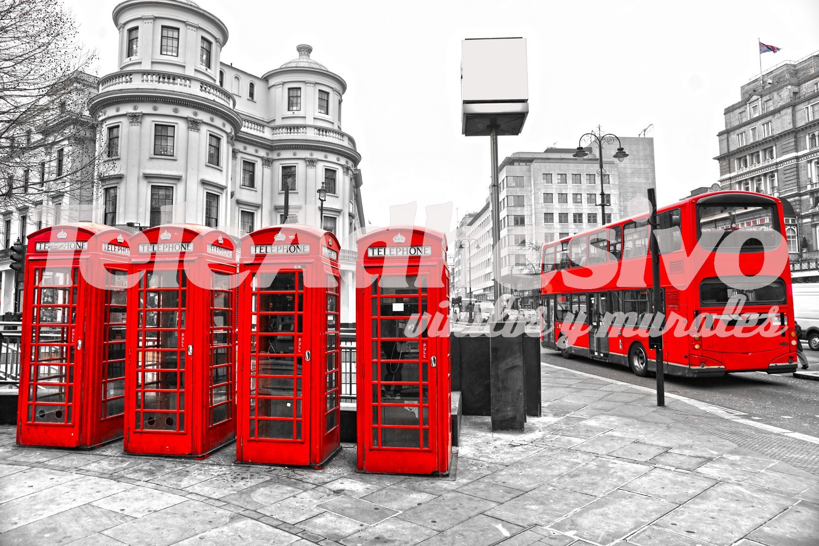 Fotomurales: Londres en Rojo