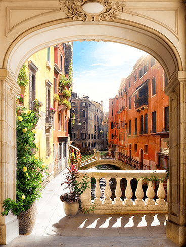 Fotomurales: Pórtico en Venecia