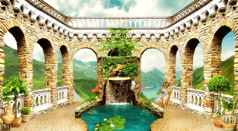 Fotomurales: Patio de los arcos