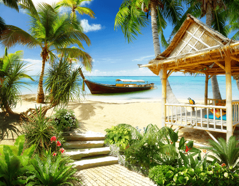 Fotomurales: Playa de ensueño