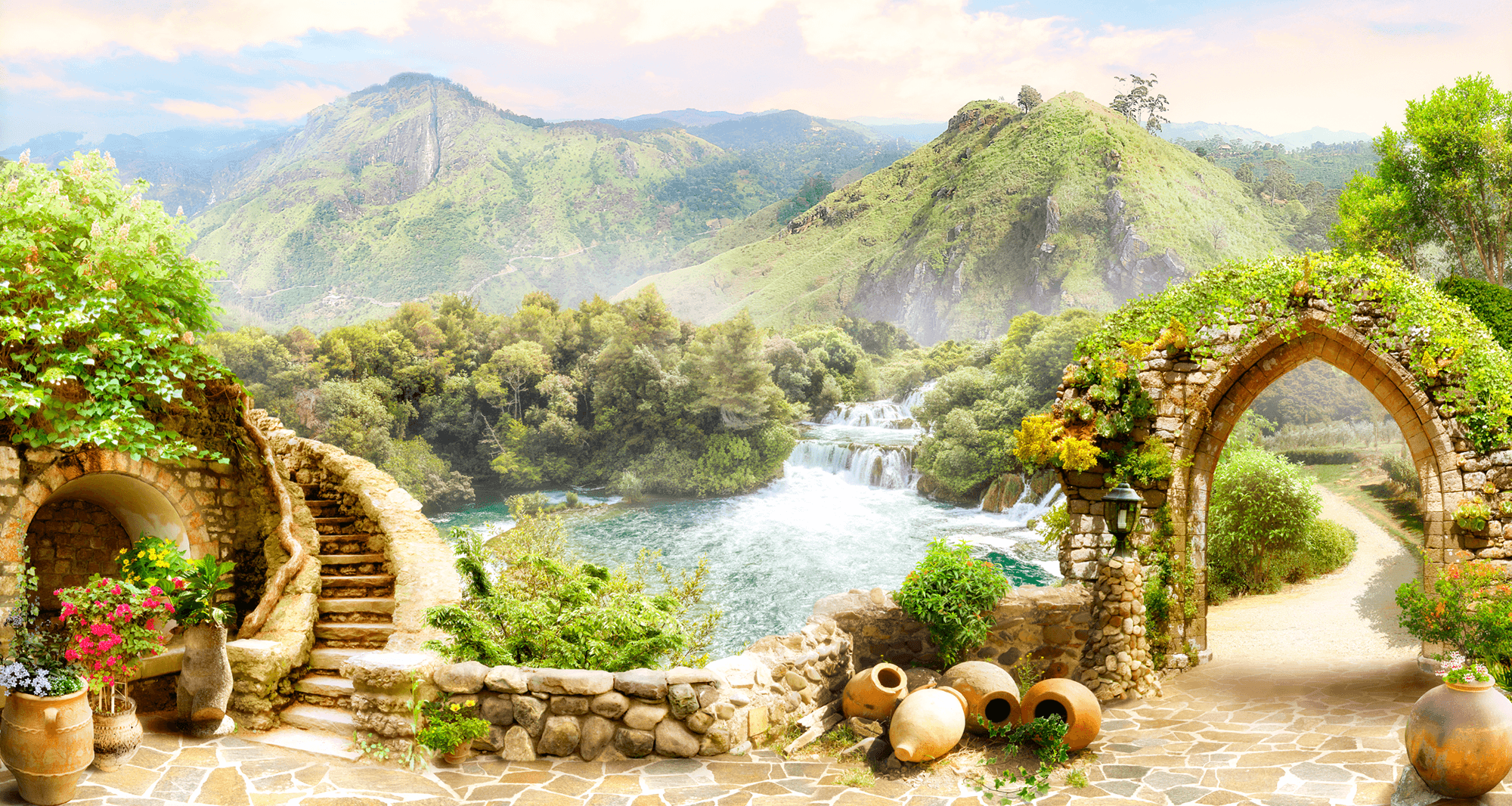 Fotomurales: Paraíso montañoso
