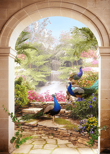 Fotomurales: Jardín tropical