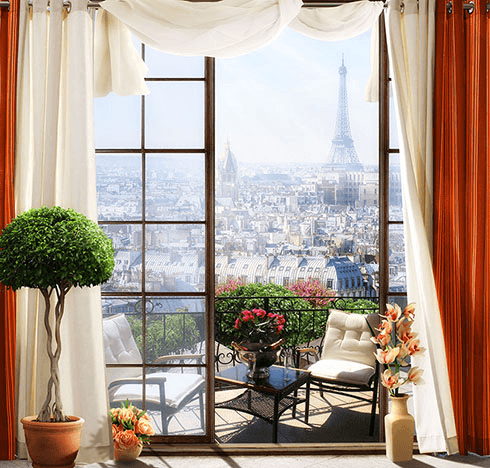 Fotomurales: Terraza sublime en París