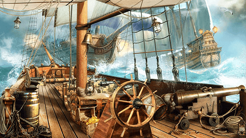 Fotomurales: Batalla naval