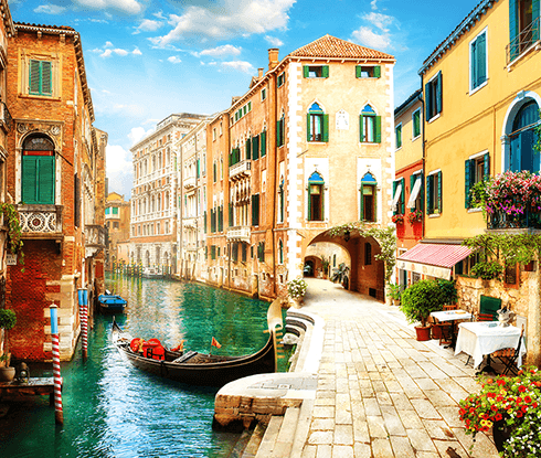Fotomurales: Canal de Venecia