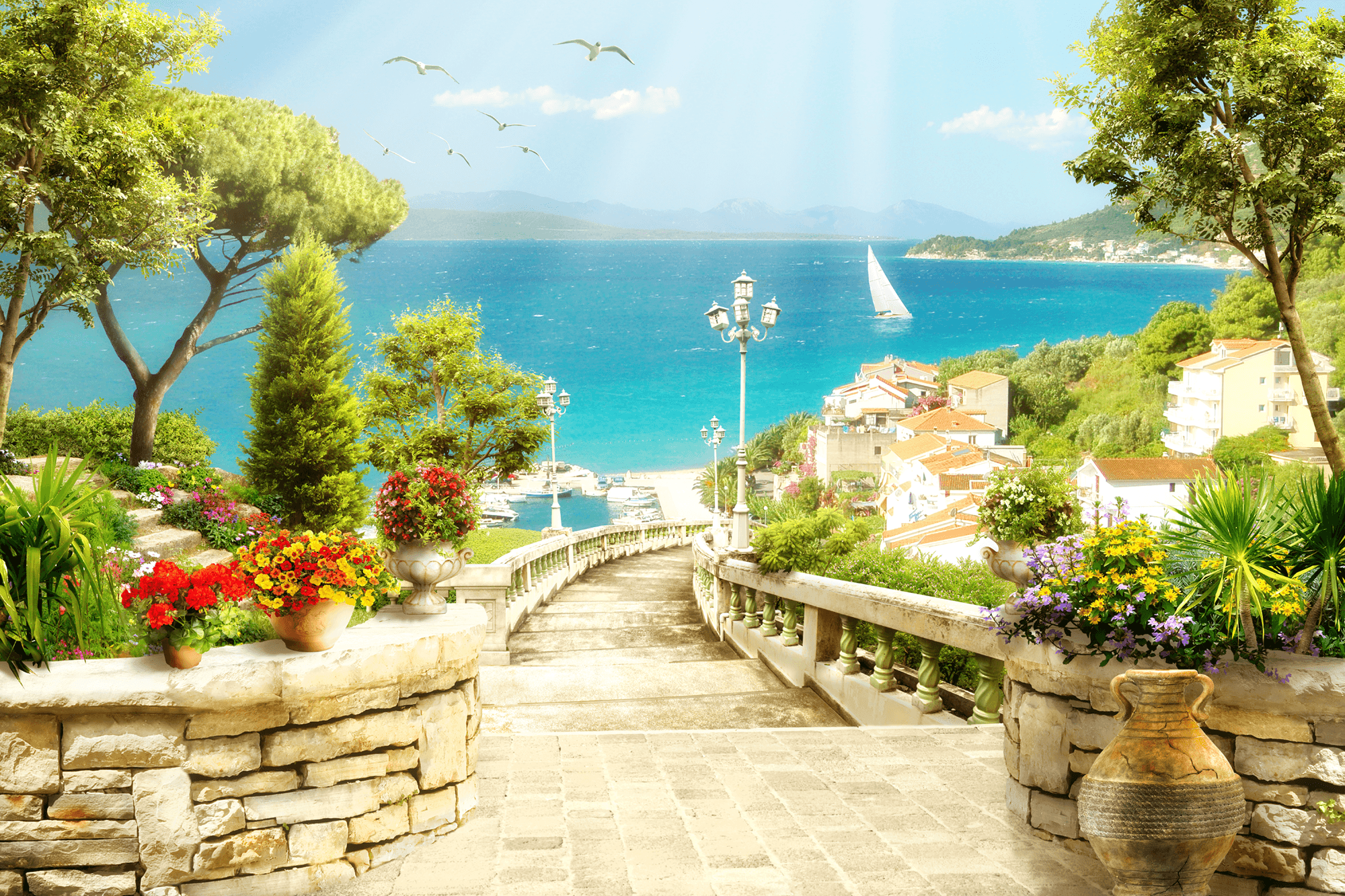 Fotomurales: Vistas al mar