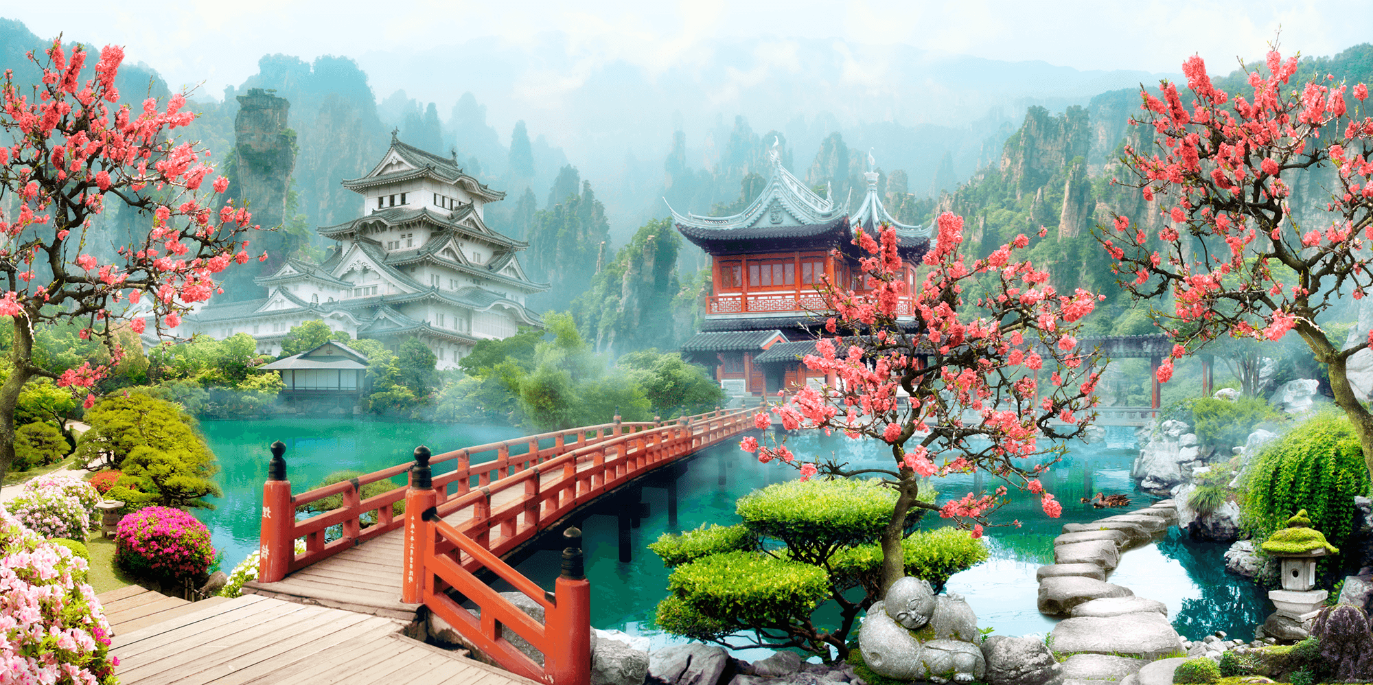Fotomurales: Paisaje oriental