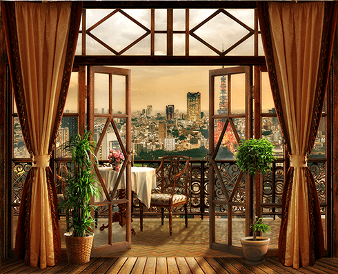Fotomurales: Terraza parisina