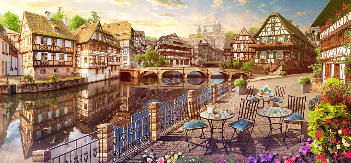 Fotomurales: Velador Estrasburgo