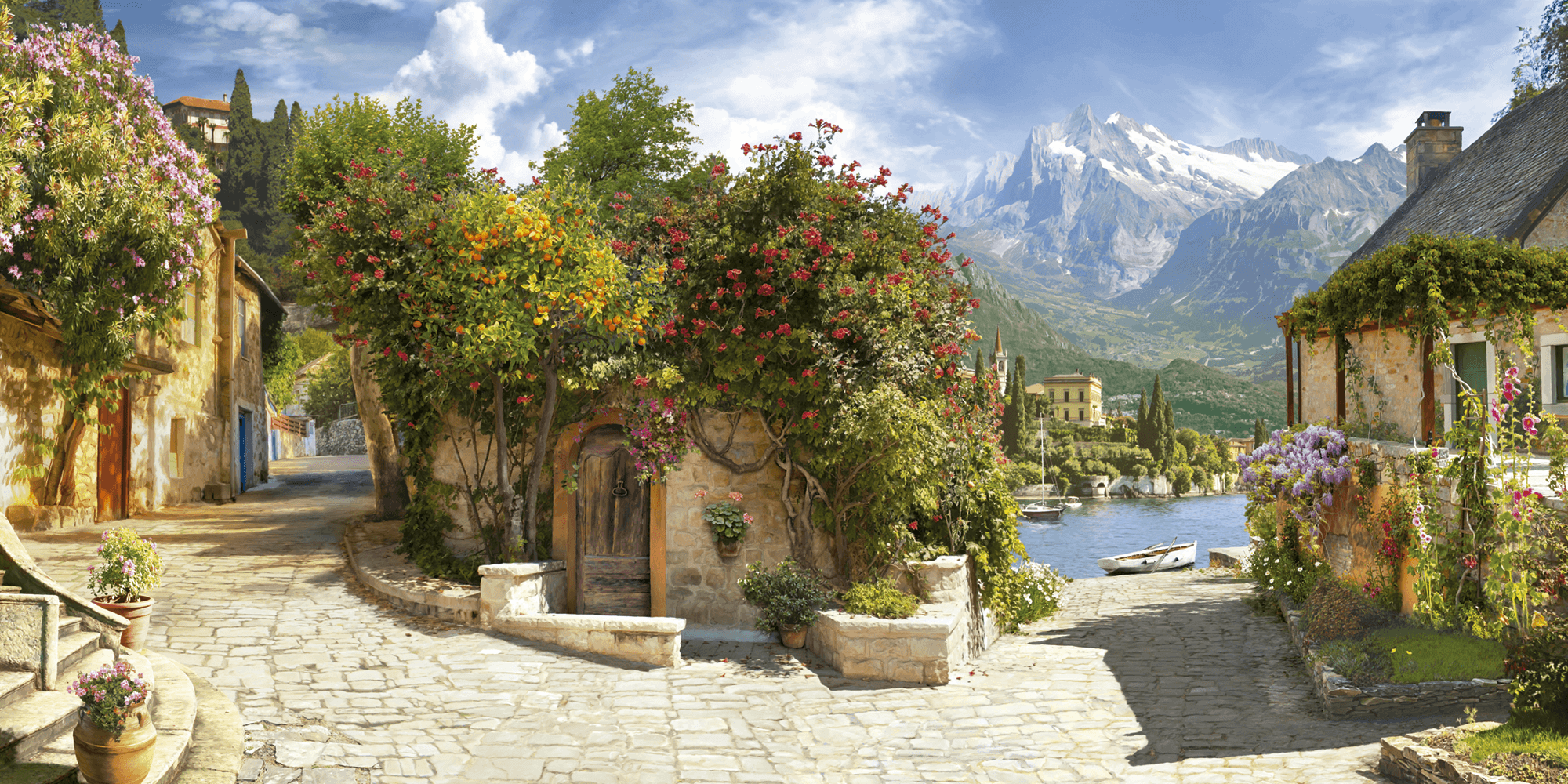Fotomurales: La casa de las flores