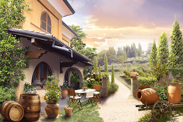 Fotomurales: Bodega en la Toscana