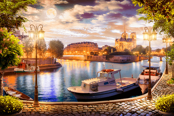 Fotomurales: Isla de la Catedral de Notre Dame