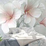 Fotomurales: Amarilis Blancas y Rosas 2