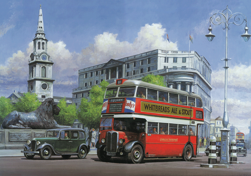 Fotomurales: Bus Londres