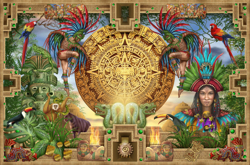 Fotomurales: Mayas