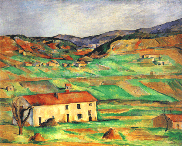 Fotomurales: Paisaje de Gardanne_Cezanne