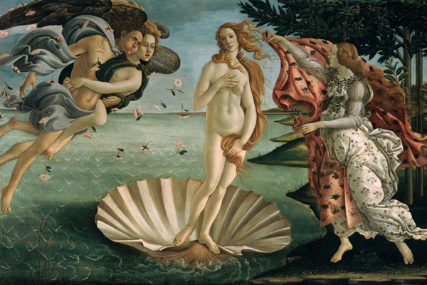 Fotomurales: Nacimiento de venus, Botticelli