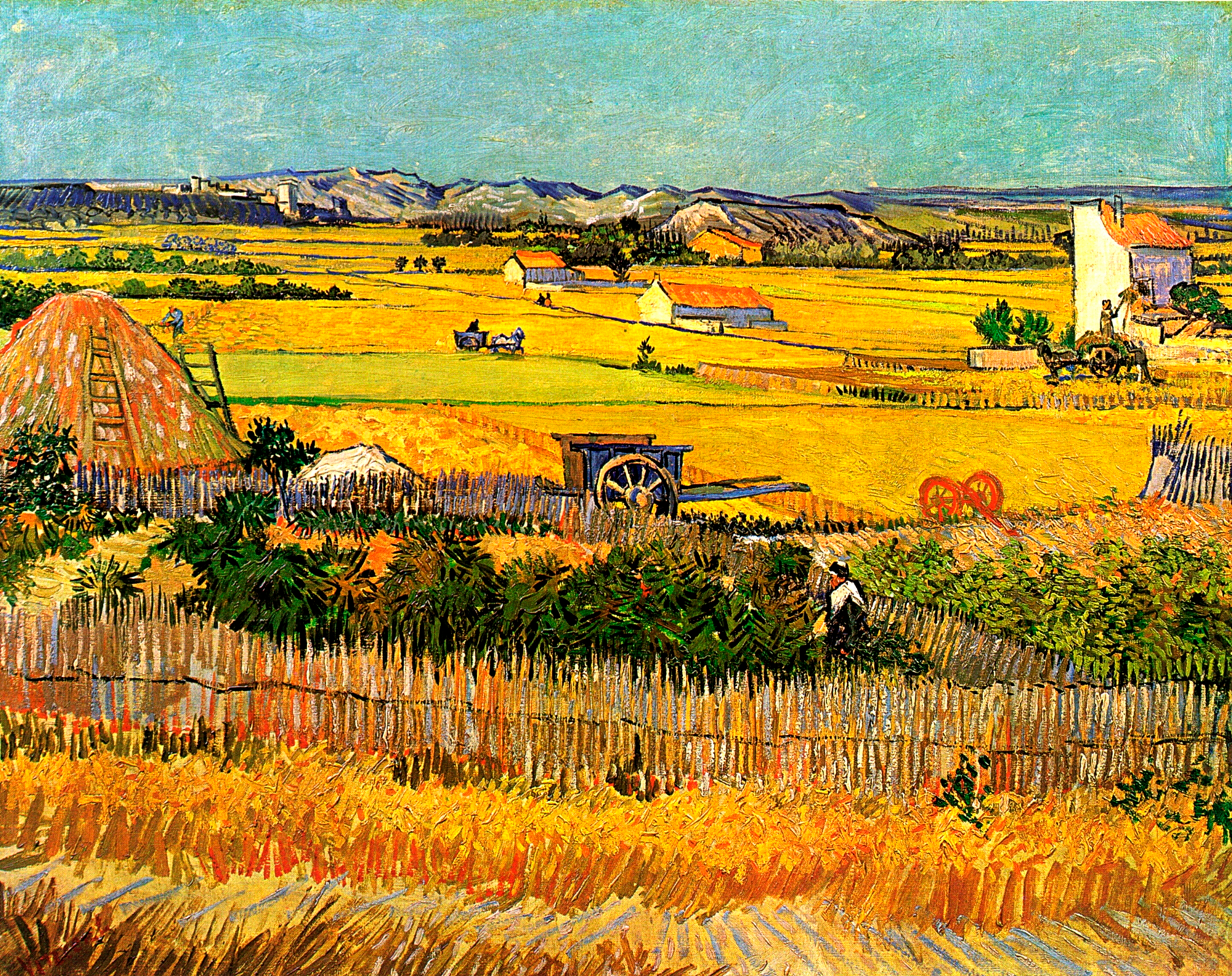 Fotomurales: Cosecha en la Crau, Van Gogh