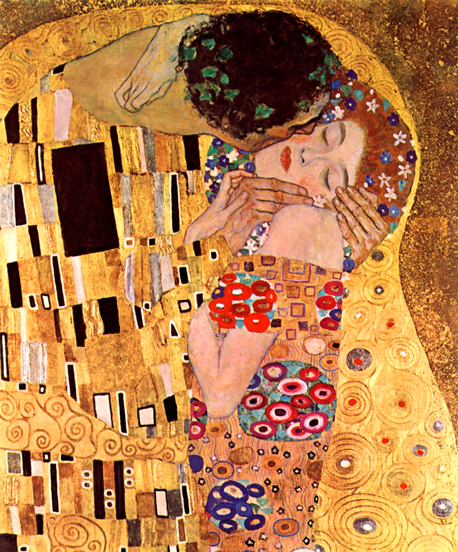 Fotomurales: El beso, Klimt