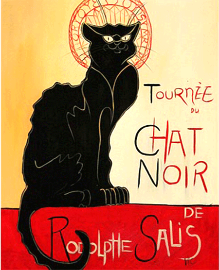 Fotomurales: Gato negro, Lautrec