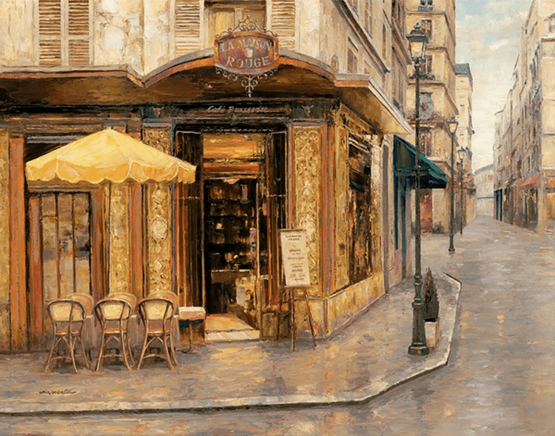 Fotomurales: Cafe Casa Roja, Haixia Liu