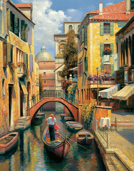 Fotomurales: Domingo en Venecia, Haixia Liu