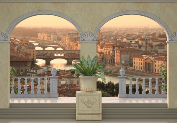 Fotomurales: 105º: Vista de Florencia