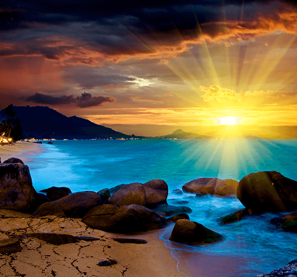 Fotomurales: Atardecer mágico