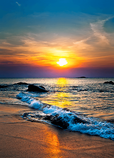 Fotomurales: Profundo atardecer