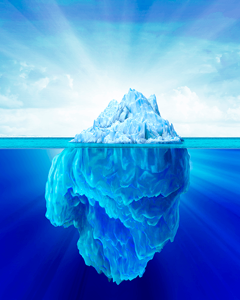 Fotomurales: Iceberg flotando