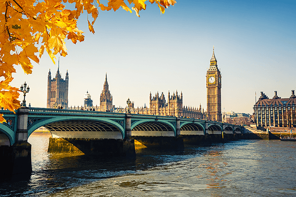 Fotomurales: Puente de Westminster sobre el Támesis