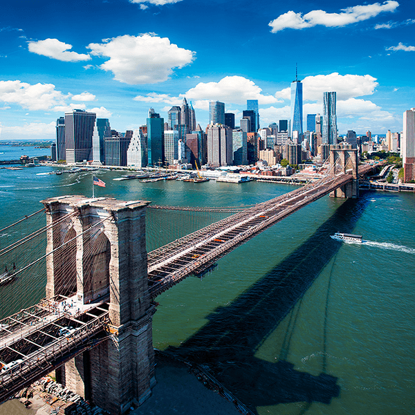 Fotomurales: Sobre el Puente de Brooklyn