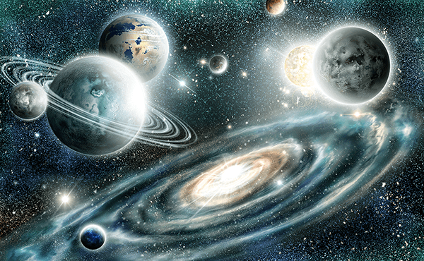 Fotomurales: Planetas en el Universo