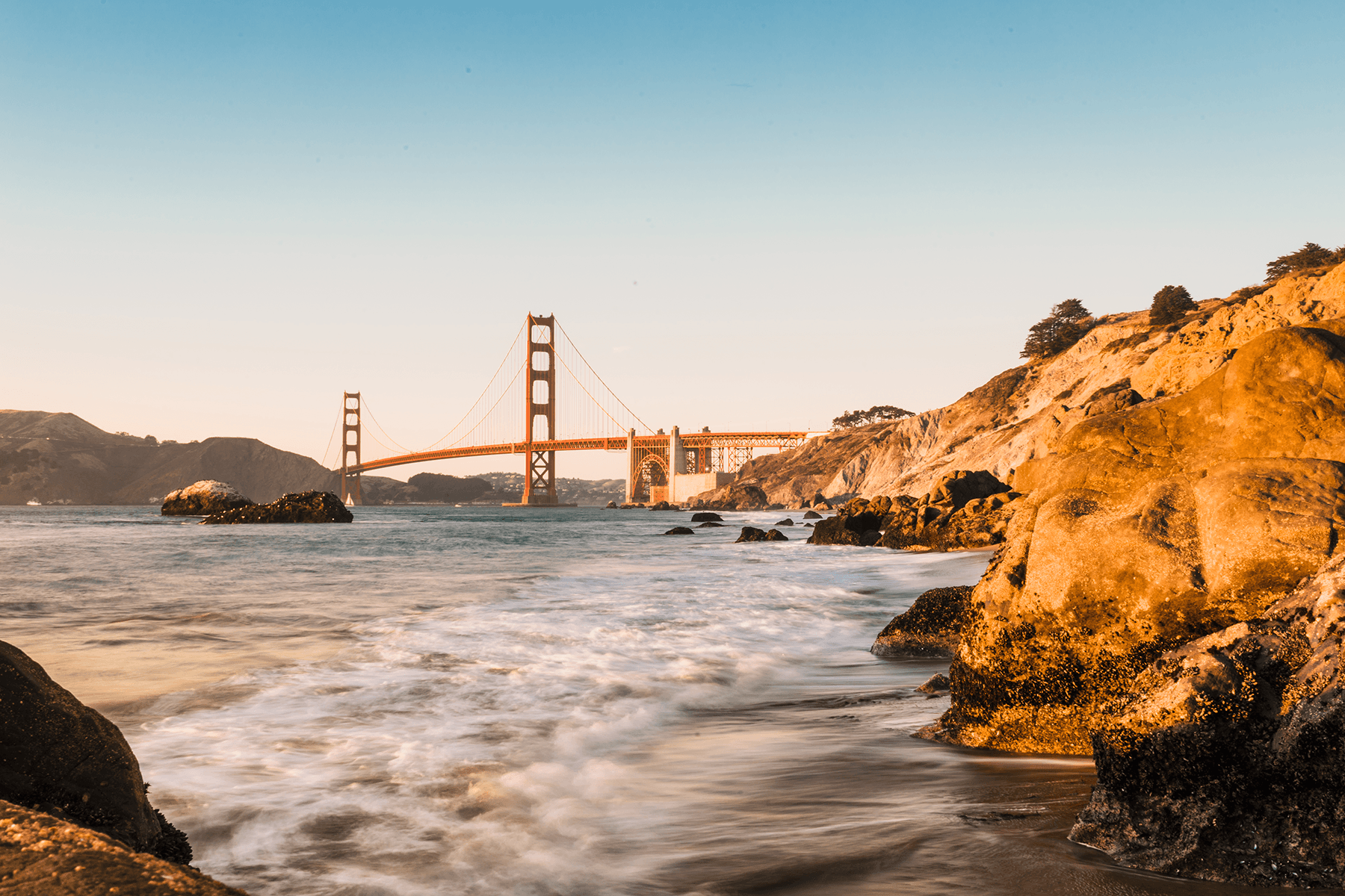 Fotomurales: Puente Golden Gate de San Francisco