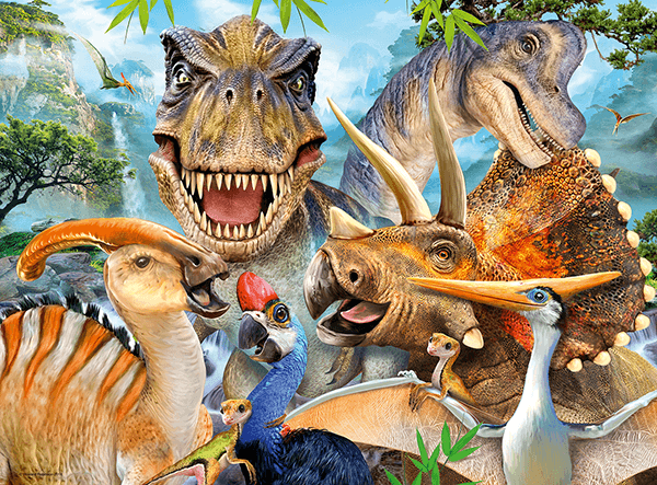 Fotomurales: Dinosaurios del Mesozoico