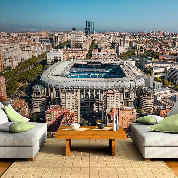 Fotomurales: Vista aérea del Santiago Bernabéu 0