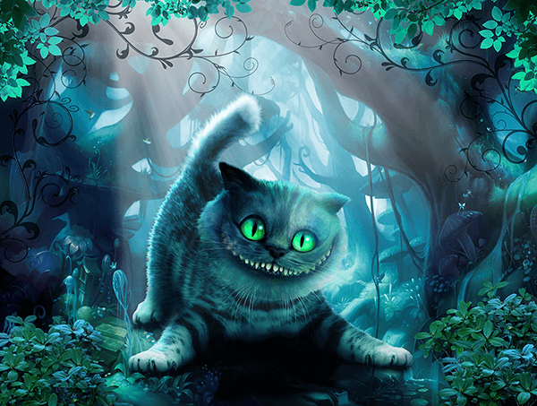 Fotomurales: Gato del País de las Maravillas