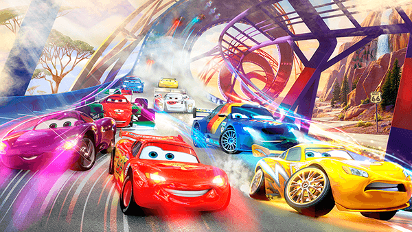 Fotomurales: Carrera de Cars, Disney