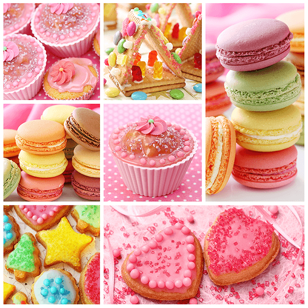 Fotomurales: Collage Pastelitos