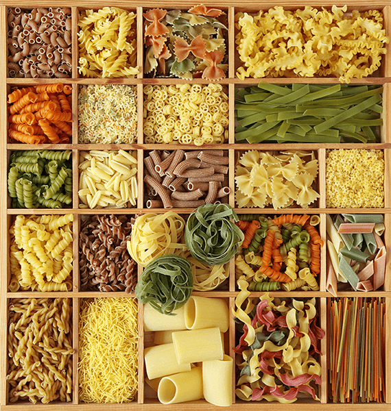 Fotomurales: Collage Pasta italiana