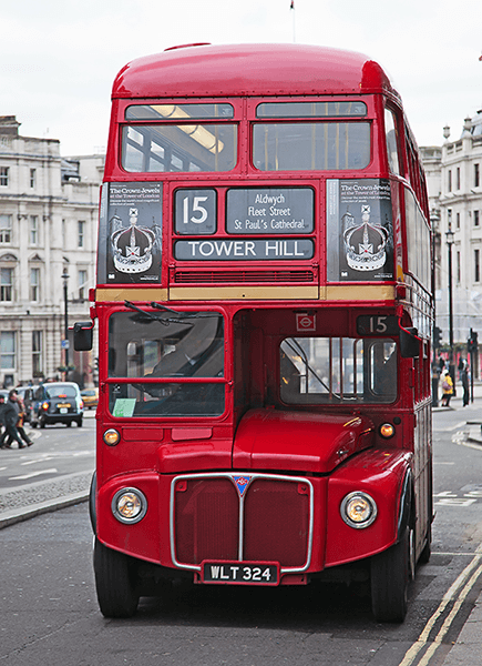 Fotomurales: Routemaster Bus - Tower Hill