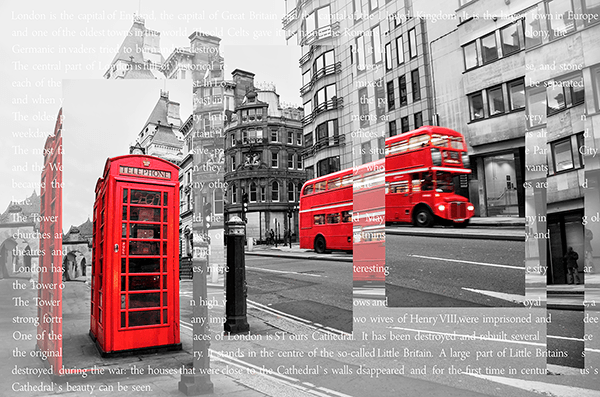 Fotomurales: Collage Londres