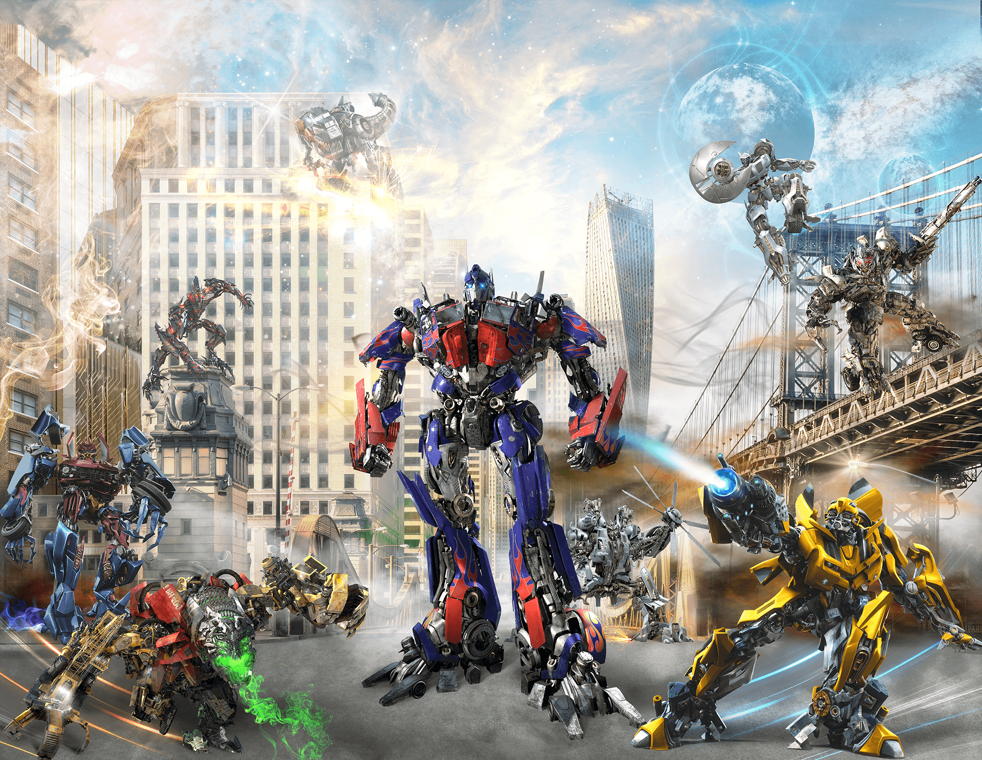 Fotomurales: Transformers en acción