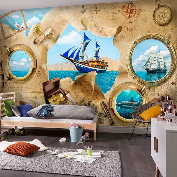 Fotomurales: Aventuras marineras