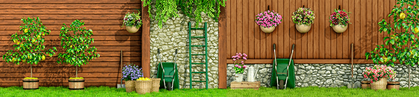 Fotomurales: Día de jardinería