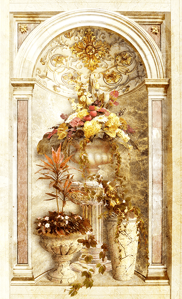 Fotomurales: Flores en el templo