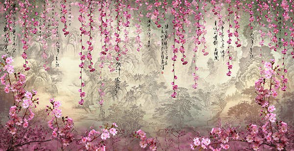 Fotomurales: Bosque Sakura