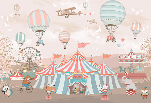Fotomurales: Gran Circo de animales