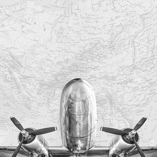Fotomurales: Avión transatlántico